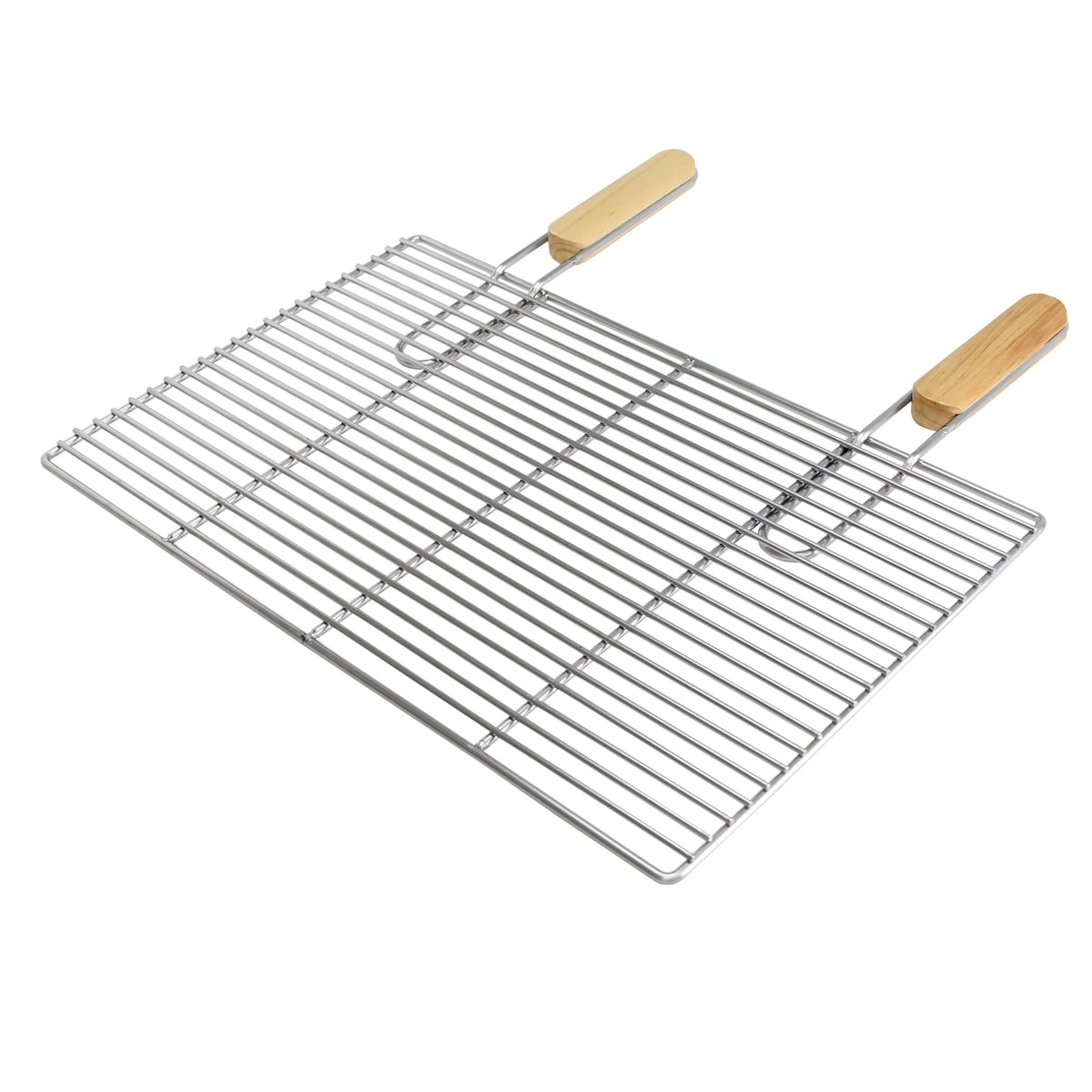 ECD Germany Sport & Freizeit grille barbecue inox 54x34 poignées