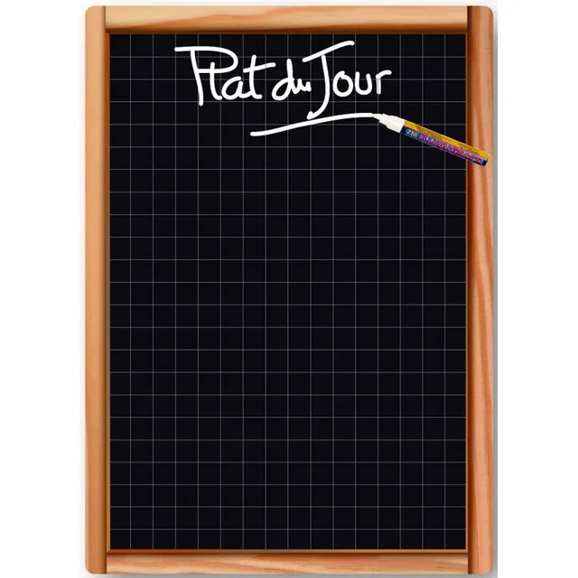 Safe Tool Fournitures scolaires ardoise murale 40×30 cm