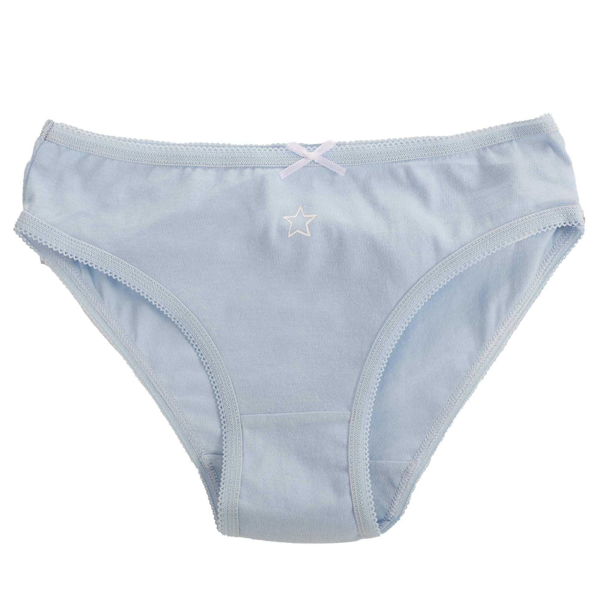 Lili Marelle lot 5 culottes coton bleu foncé fille enfant