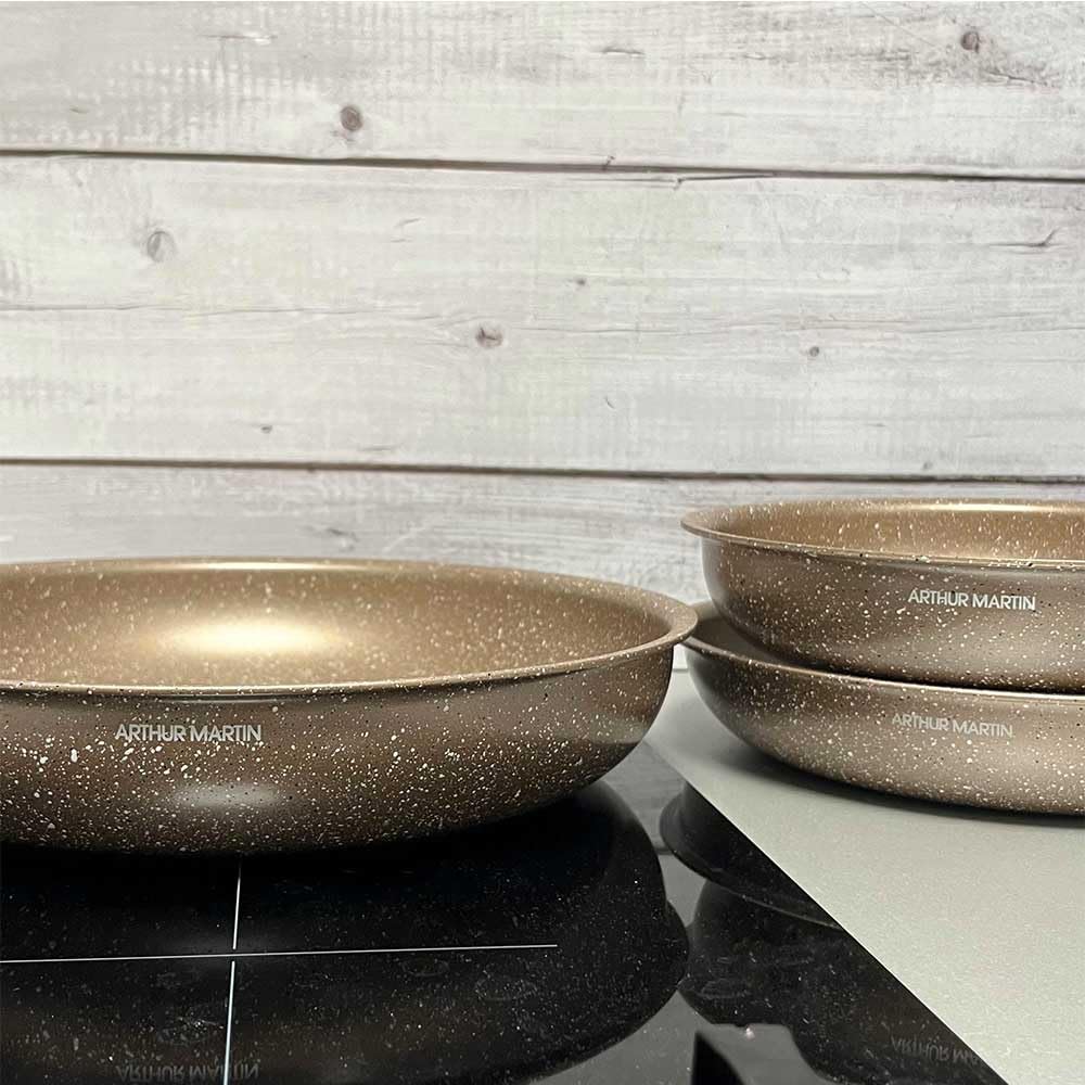 Shop-Story Maison Arthur Martin lot 3 poêles induction 20/24/28 cm
