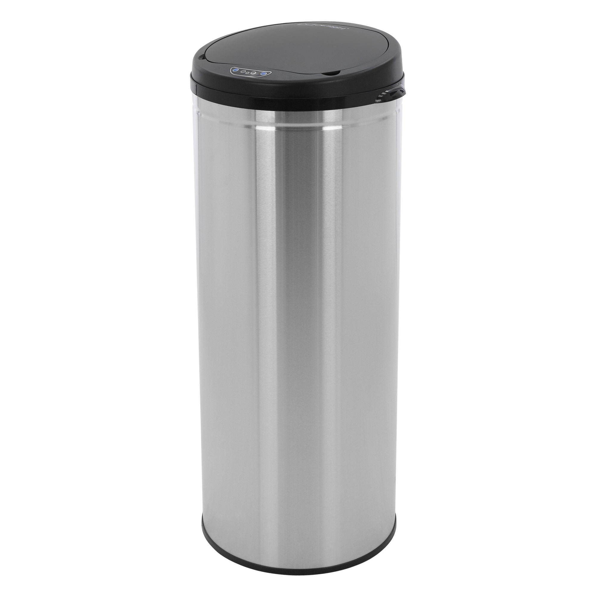 ML-Design poubelle capteur inox brossé argent 50 litres automatique