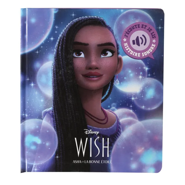 Disney Wish j’écoute et je lis livre sonore enfant