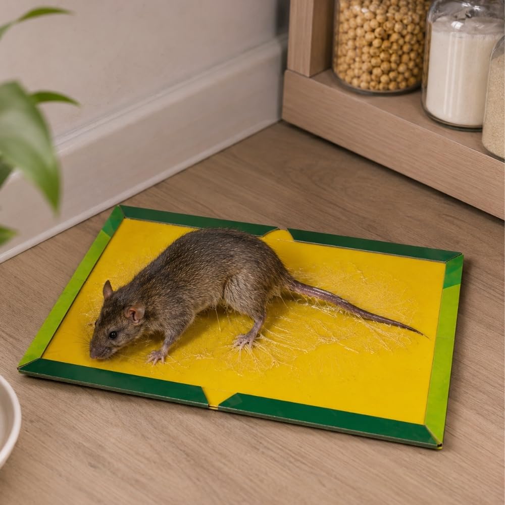 Shop-Story Maison piège souris collant x3 21x15,5cm non toxique