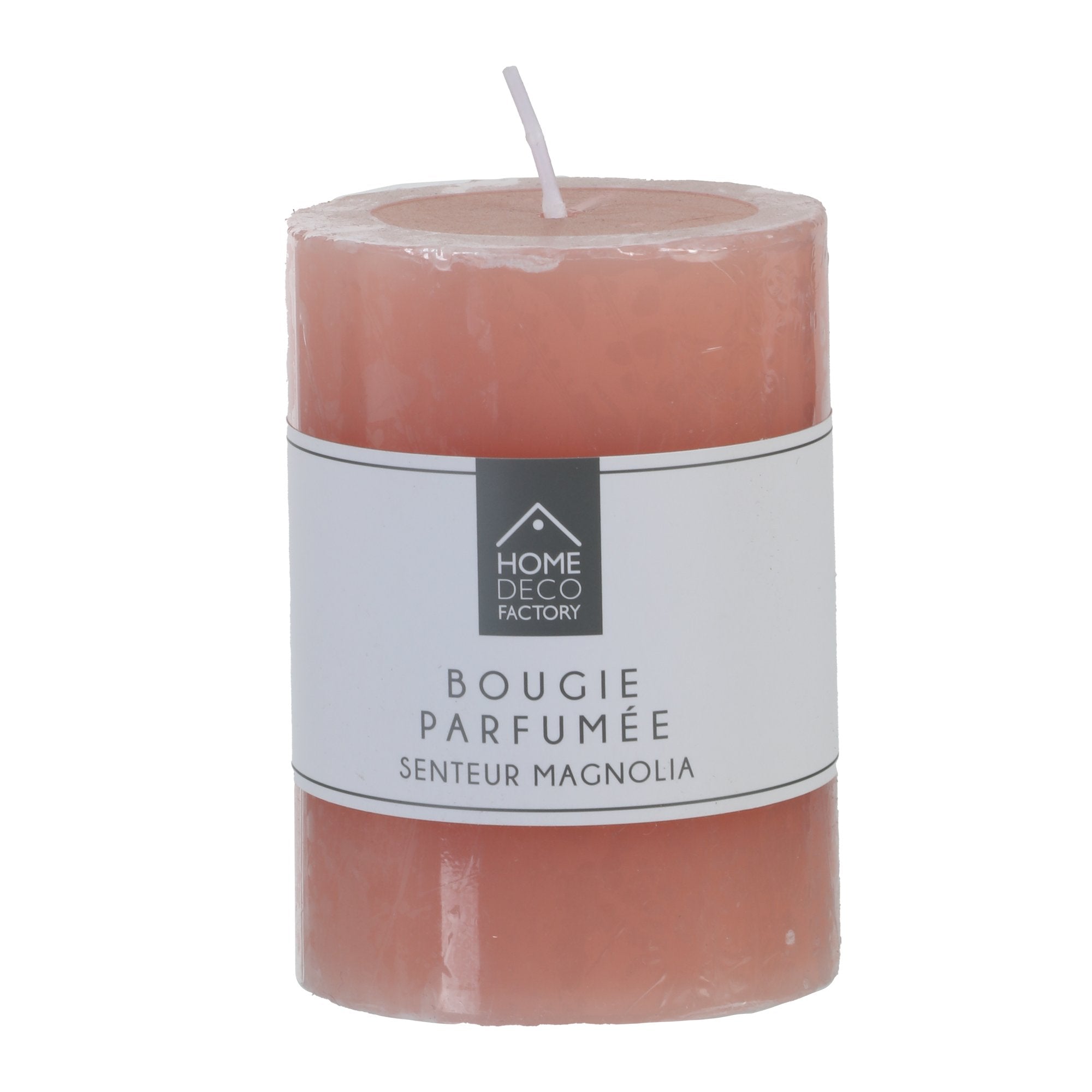 Stokomani Escale Gourmande Bougie cylindrique rose déco
