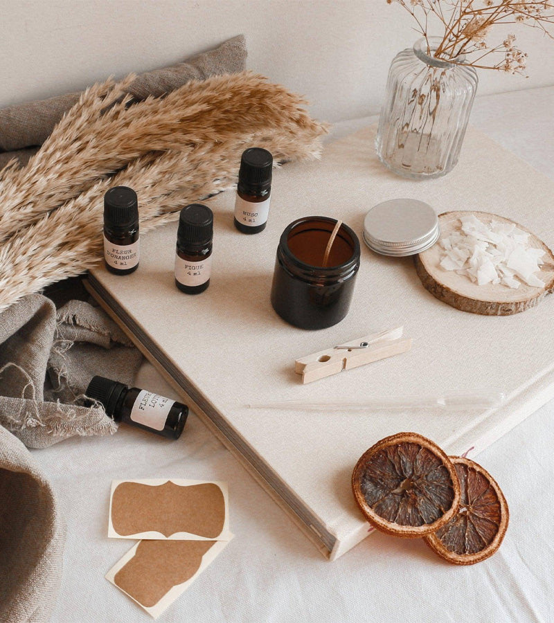 L'avant gardiste Box DIY bougies boisées à faire soi-même
