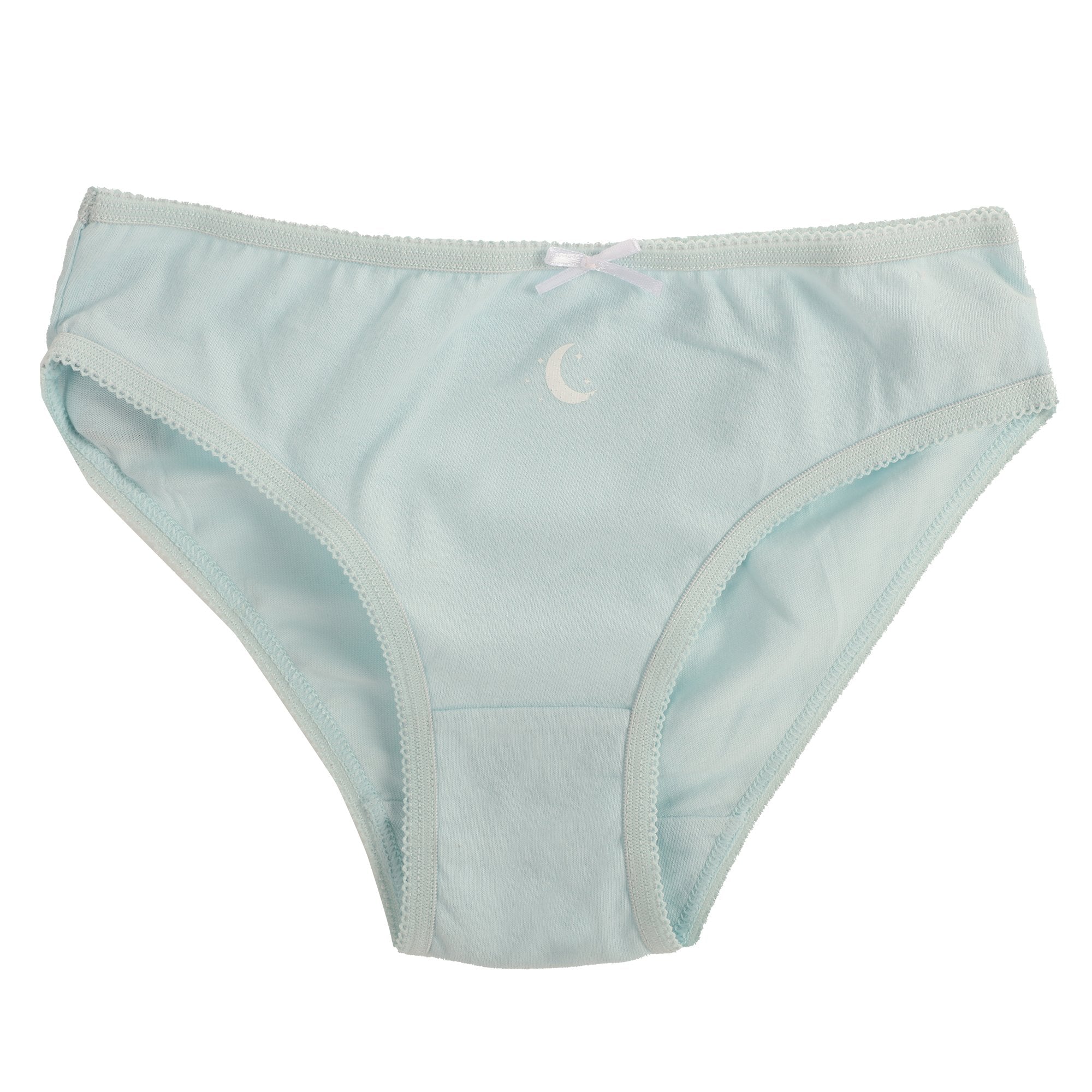 Lili Marelle lot 5 culottes coton bleu foncé fille enfant