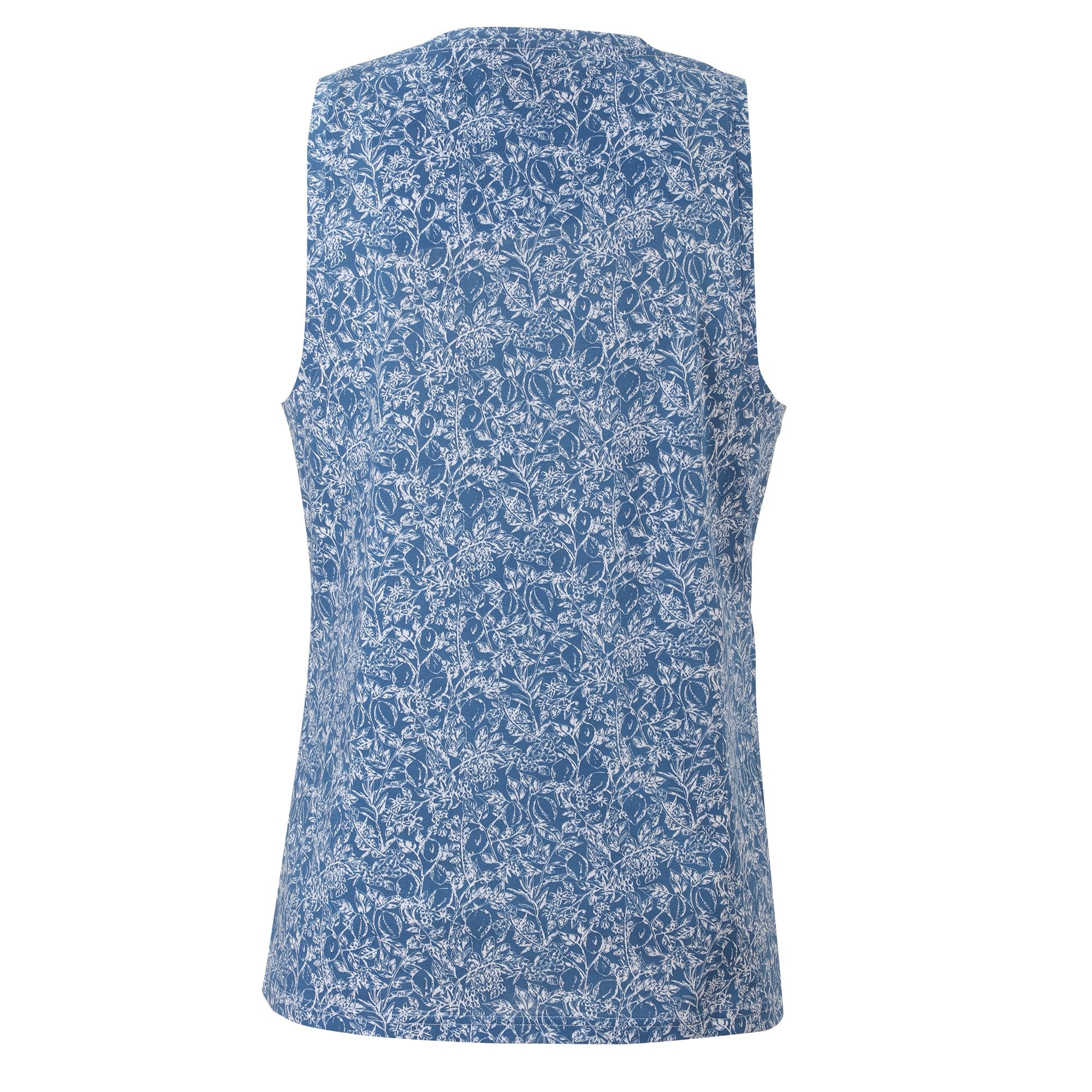 Débardeur homme fleurs bleu foncé taille M à XXL