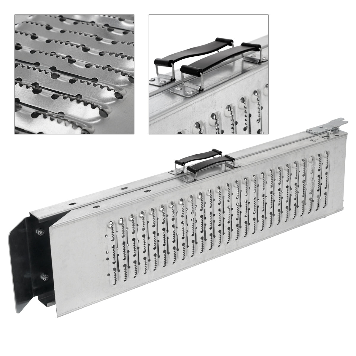 ECD Germany lot 2 rampes chargement acier pliables 180 cm 400 kg