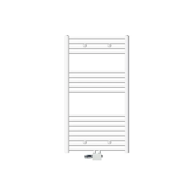 ECD Germany radiateur sèche-serviettes blanc 75x120 cm courbe
