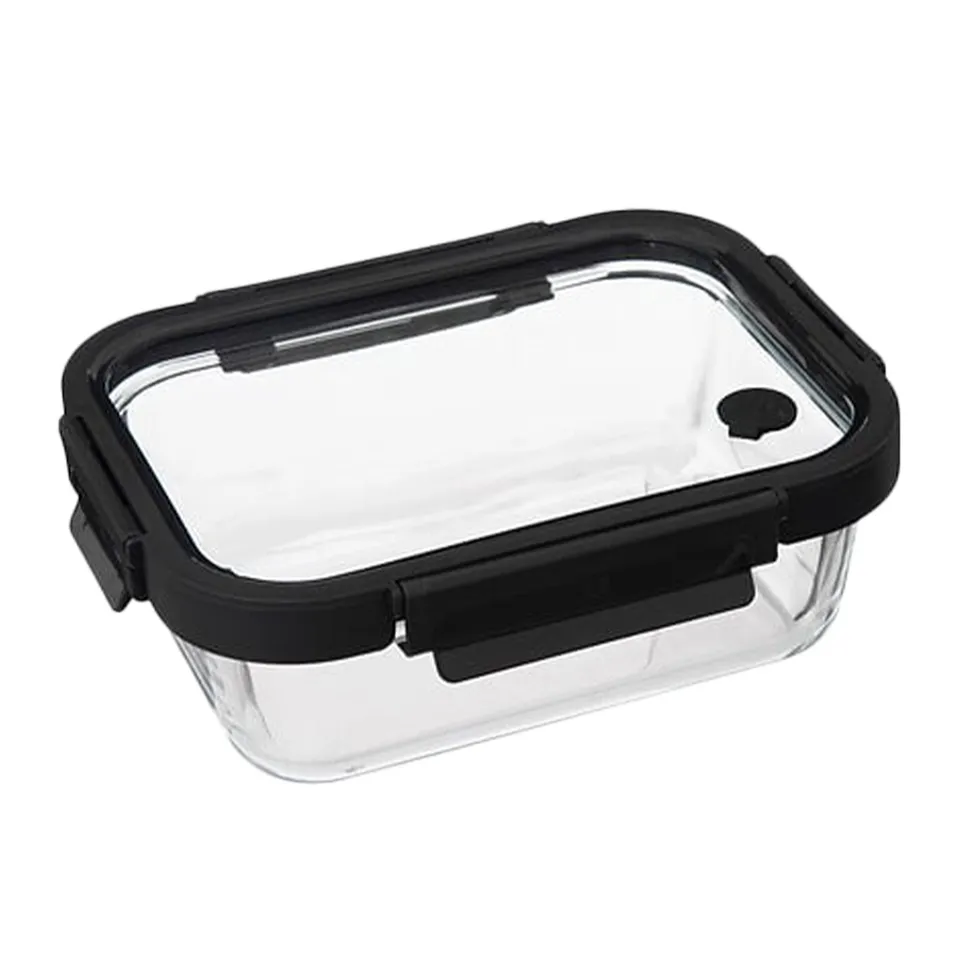Stokomani boîte micro-ondes verre 0,9 L couvercle verre