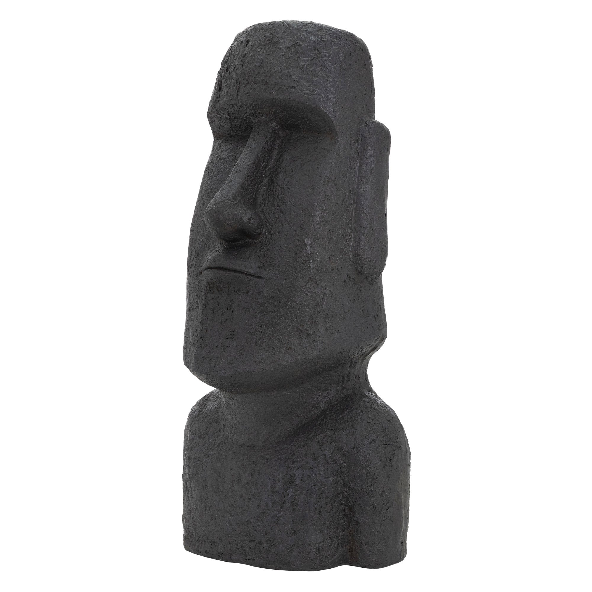 ECD Germany Haus & Wohnen statue Moaï 53,5 cm anthracite résine