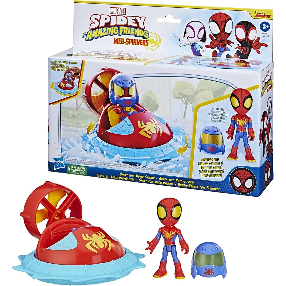 Hasbro Spidey Roto figurine avec véhicule à offrir