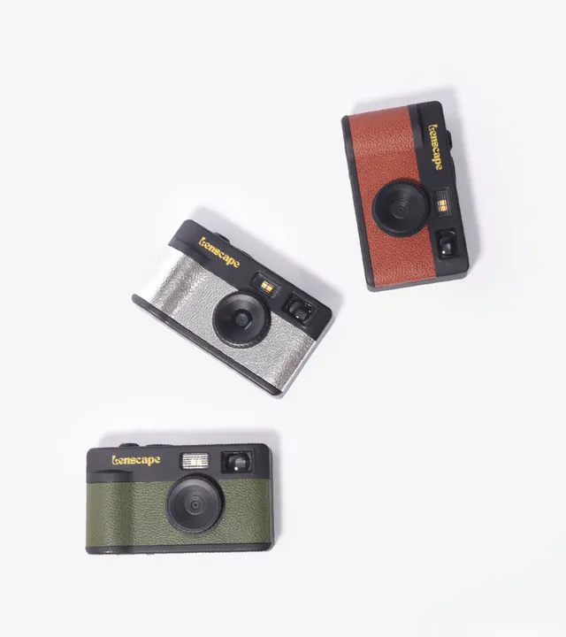 Lenscape V2 appareil photo sans écran marron vintage