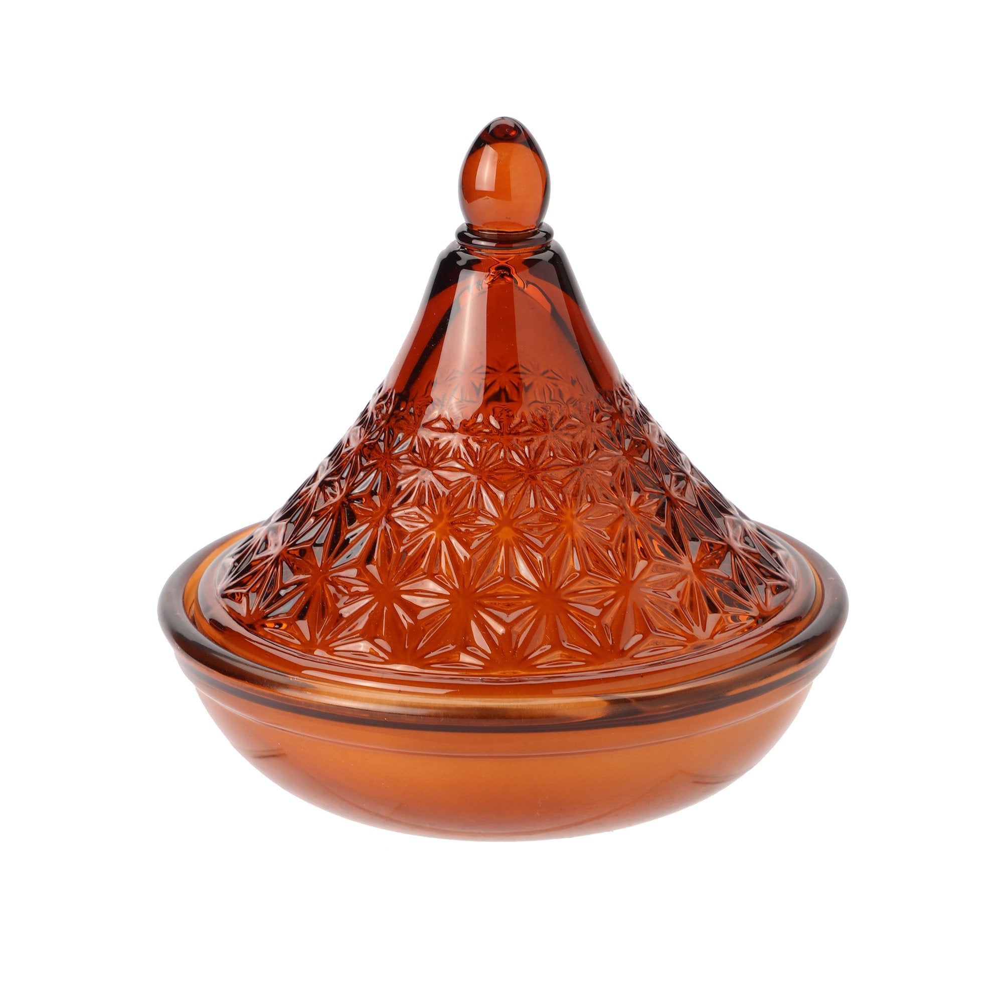 Stokomani Maison bougie parfumée tajine verre 13x13cm déco