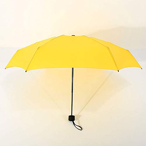 Shop-Story Lifestyle Mini-Parapluie Pliable Jaune 17 cm