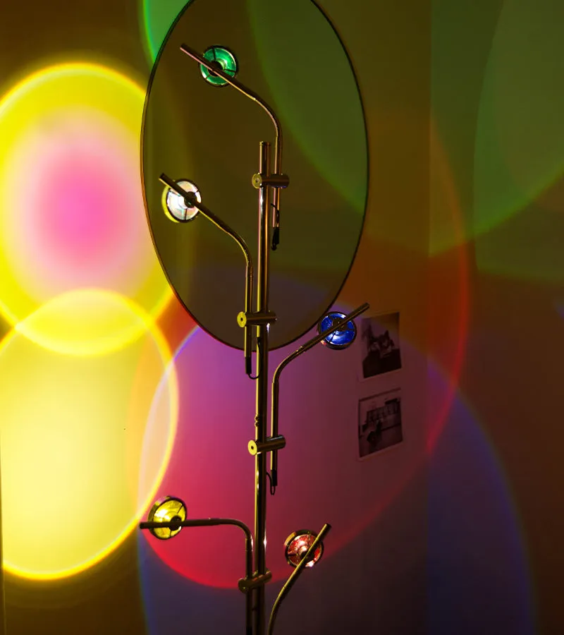 L'avant gardiste Déco lumineuse Lampadaire coucher de soleil 5 spots