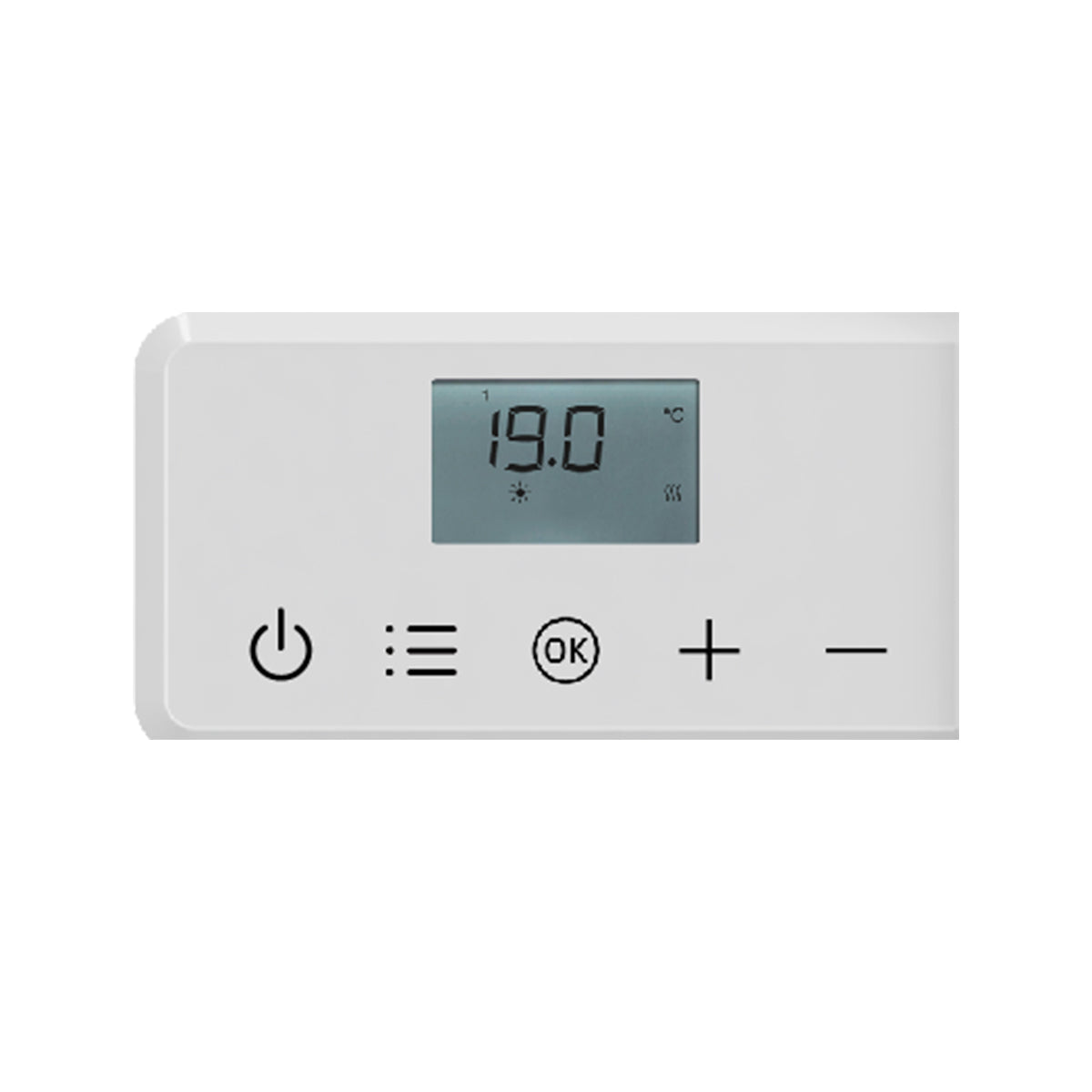 Red Deco Montana sèche-serviettes électrique 500W blanc LCD