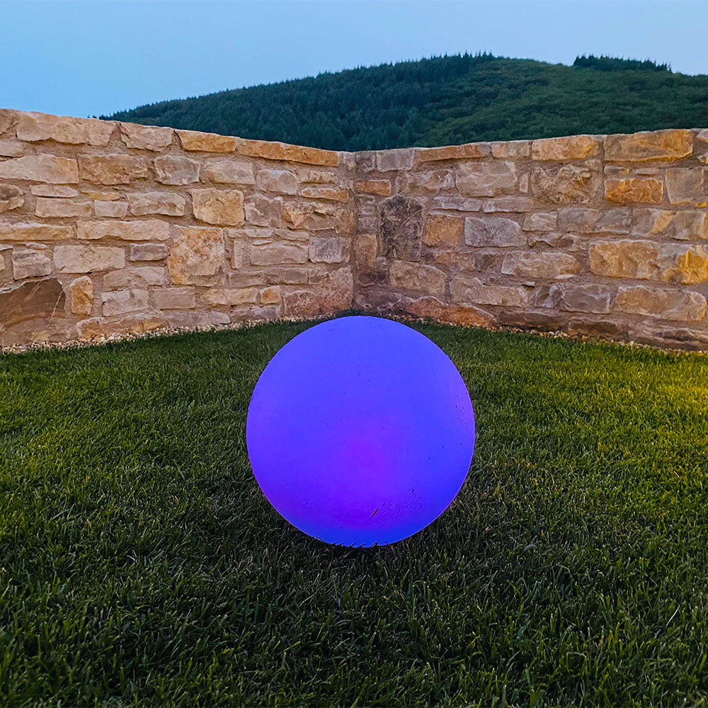 Red Deco Solsty boule solaire flottante 30cm RGB