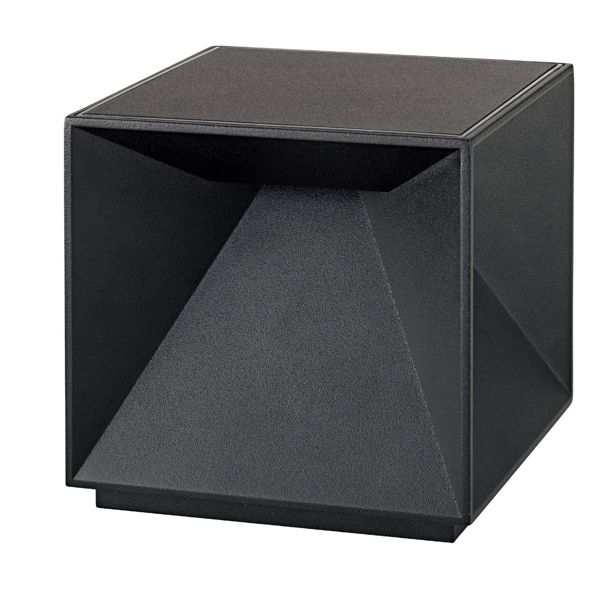 Red Deco Cubox Black lampe table LED 10cm noire