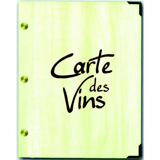 Safe Tool Carte des vins 23,5 x 18,5 cm protège-menu