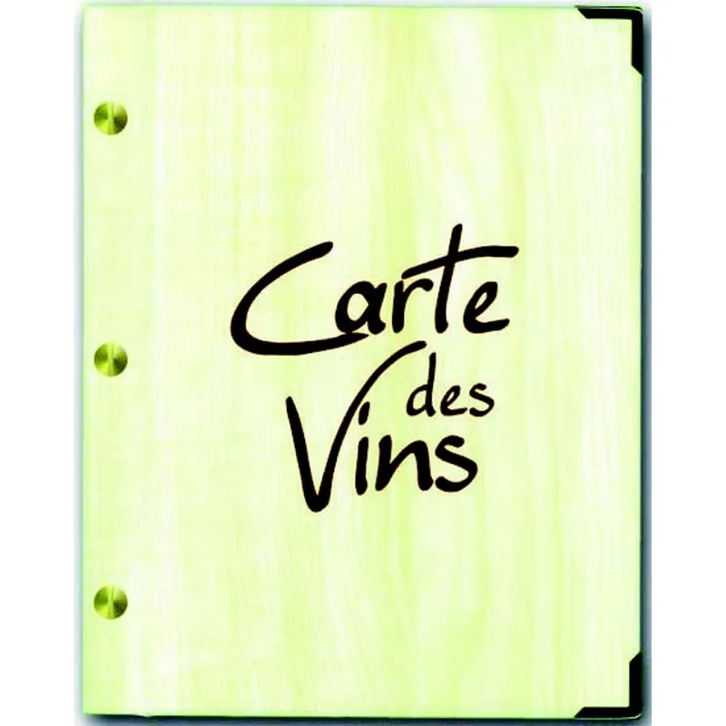 Safe Tool Carte des vins 23,5 x 18,5 cm protège-menu