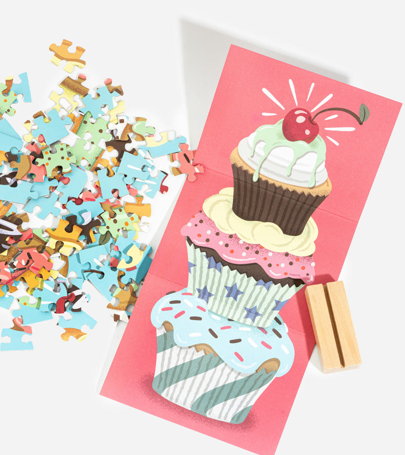 L'avant gardiste puzzle en duel Cakes 2 joueurs