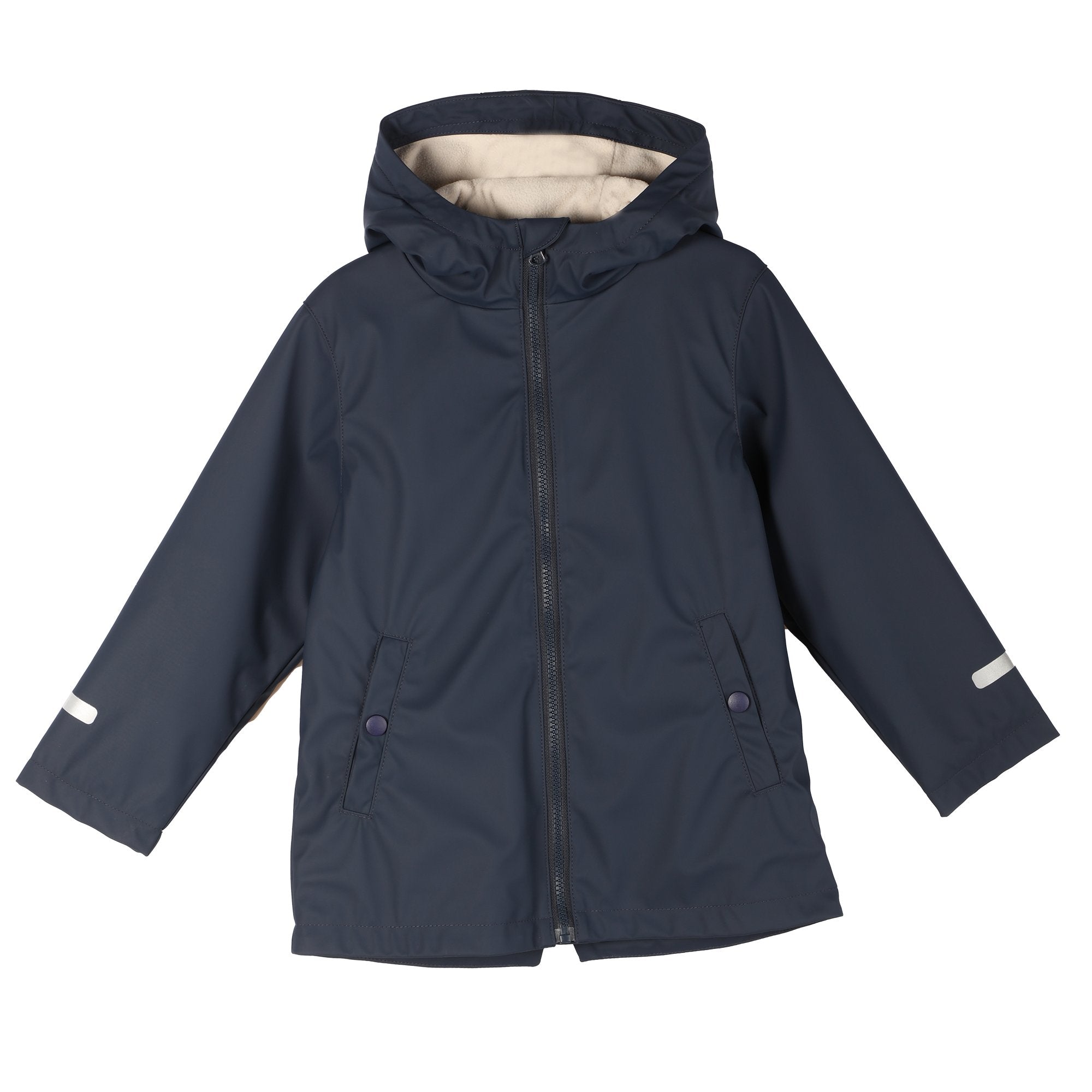 Stokomani Mode Veste polaire cirée bleu foncé enfant