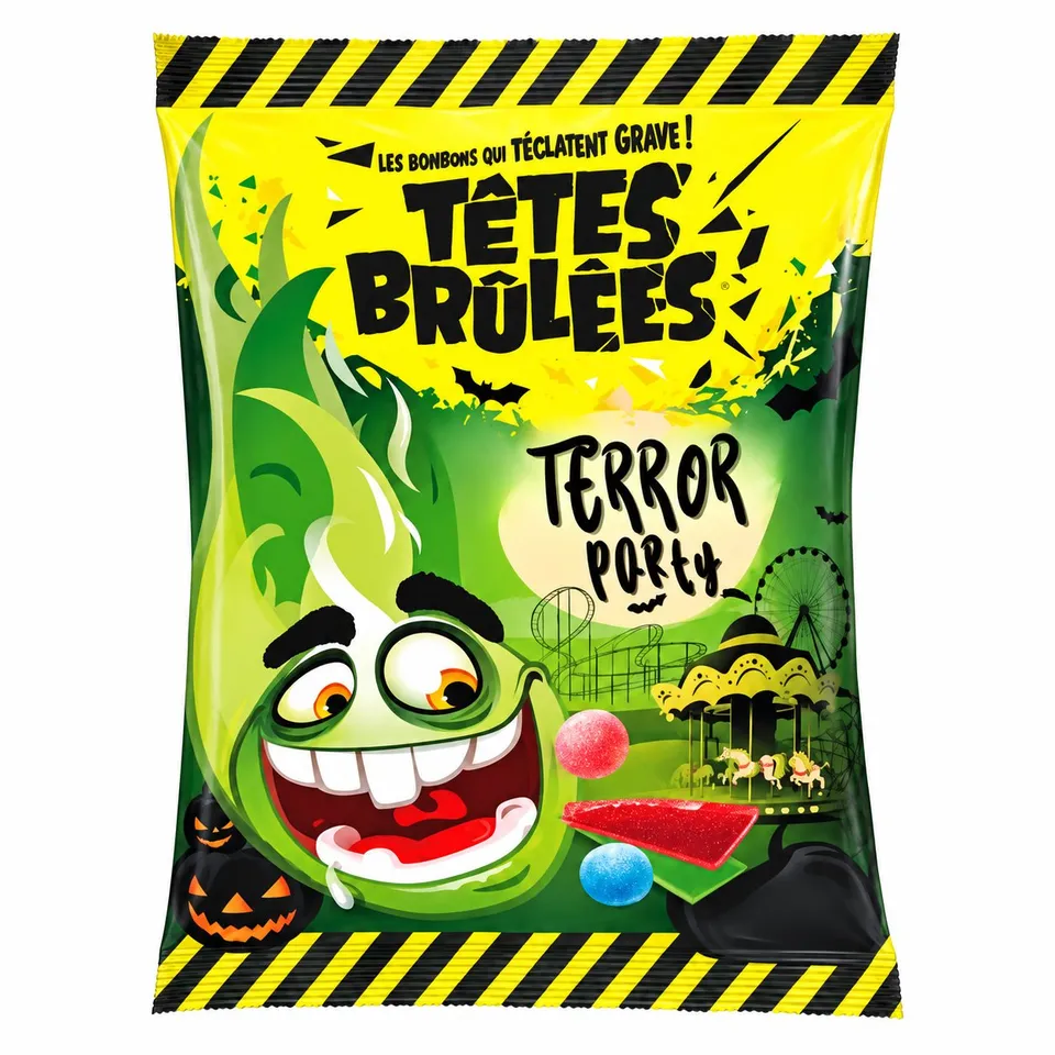 Têtes Brûlées Terror Party sachet bonbons Halloween