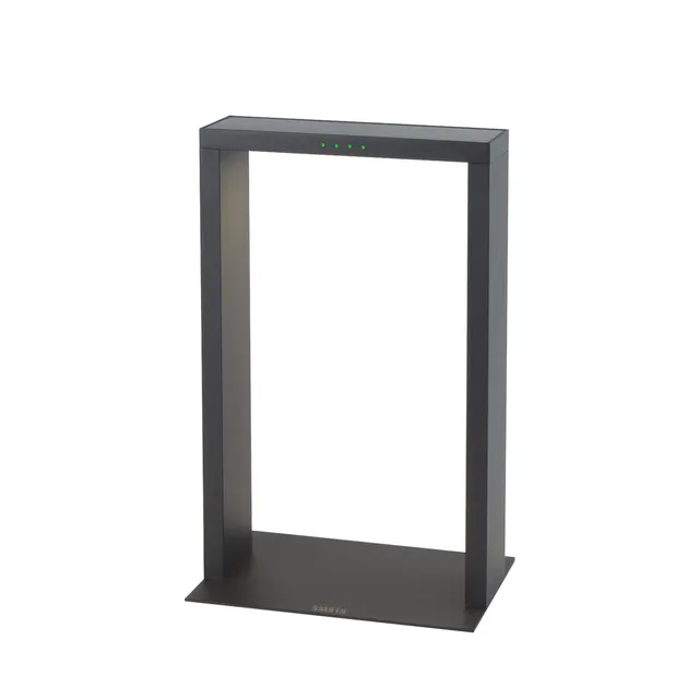 Red Deco Axis Mini H40cm borne solaire alu noir 3000K