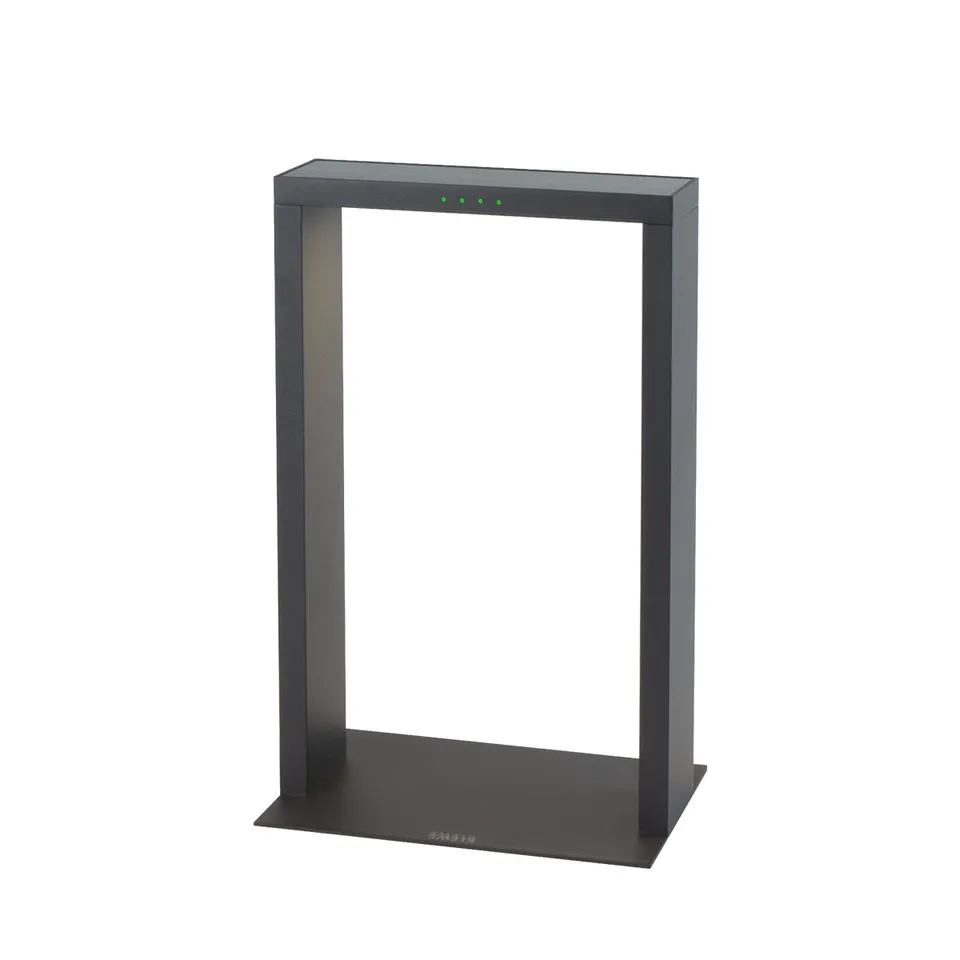 Red Deco Axis Mini H40cm borne solaire alu noir 3000K