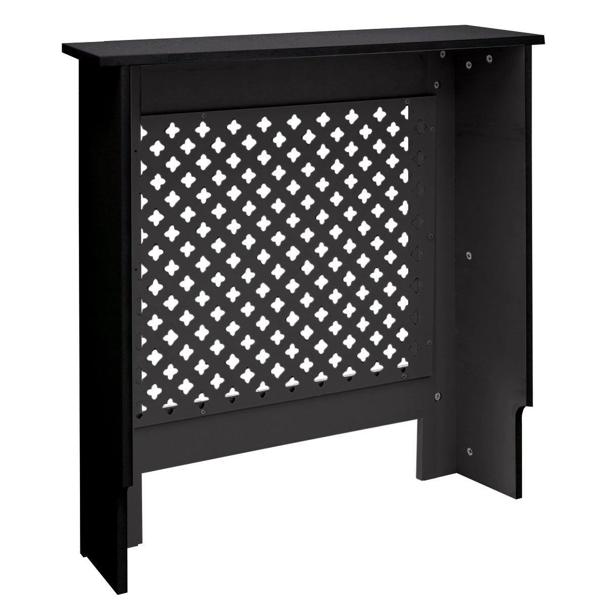 ECD Germany Heizungen Cache Radiateur MDF Noir 78x19x82 cm