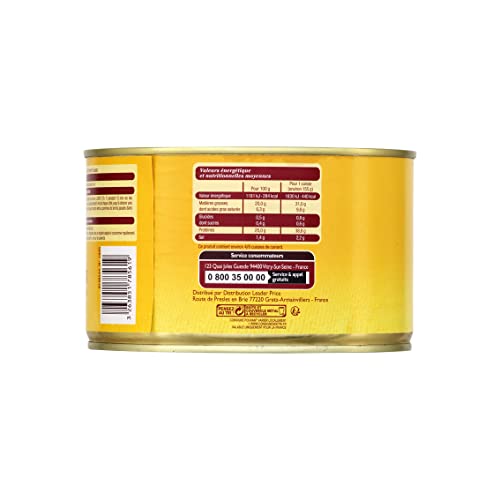 Leader Price Confit de Canard du Sud-Ouest conserve 1,35 kg