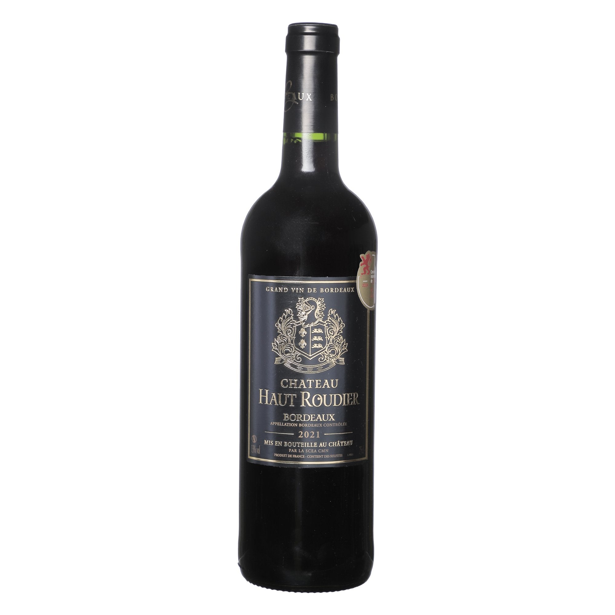 Haut Roudier 2021 vin rouge médaille or 75 cl