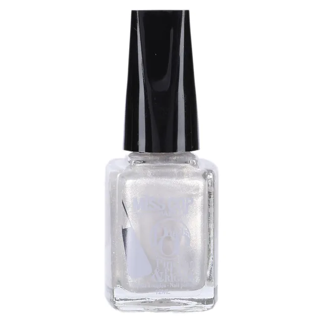 Miss Cop vernis à ongles blanc neige scintillant