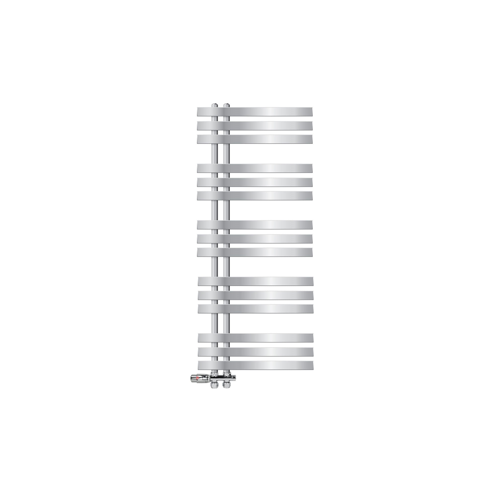 ECD Germany Heizungen sèche-serviettes 500x1200 mm chrome raccord central