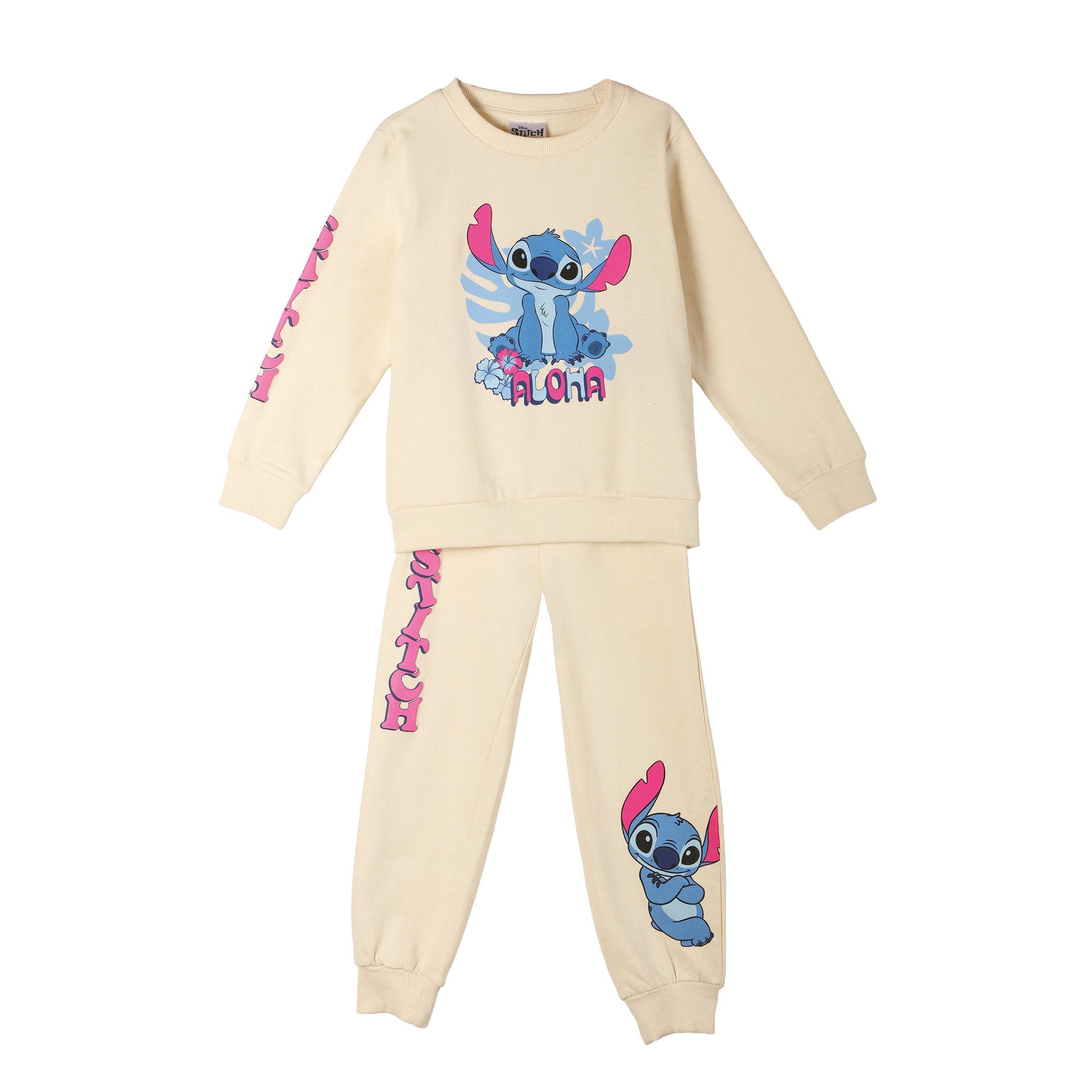 Stokomani Stitch Ensemble sweat jogging beige enfant
