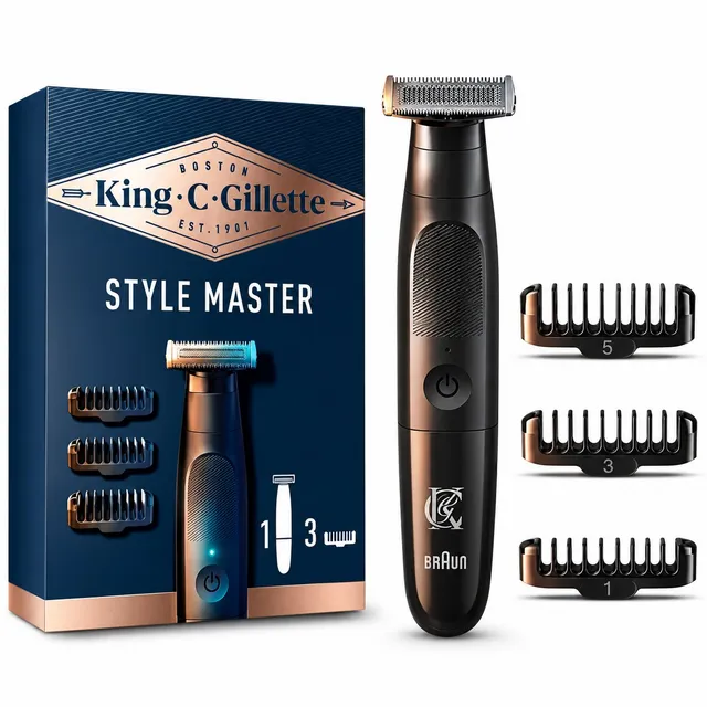 King C Gillette Style Master Rasoir électrique sans fil barbe