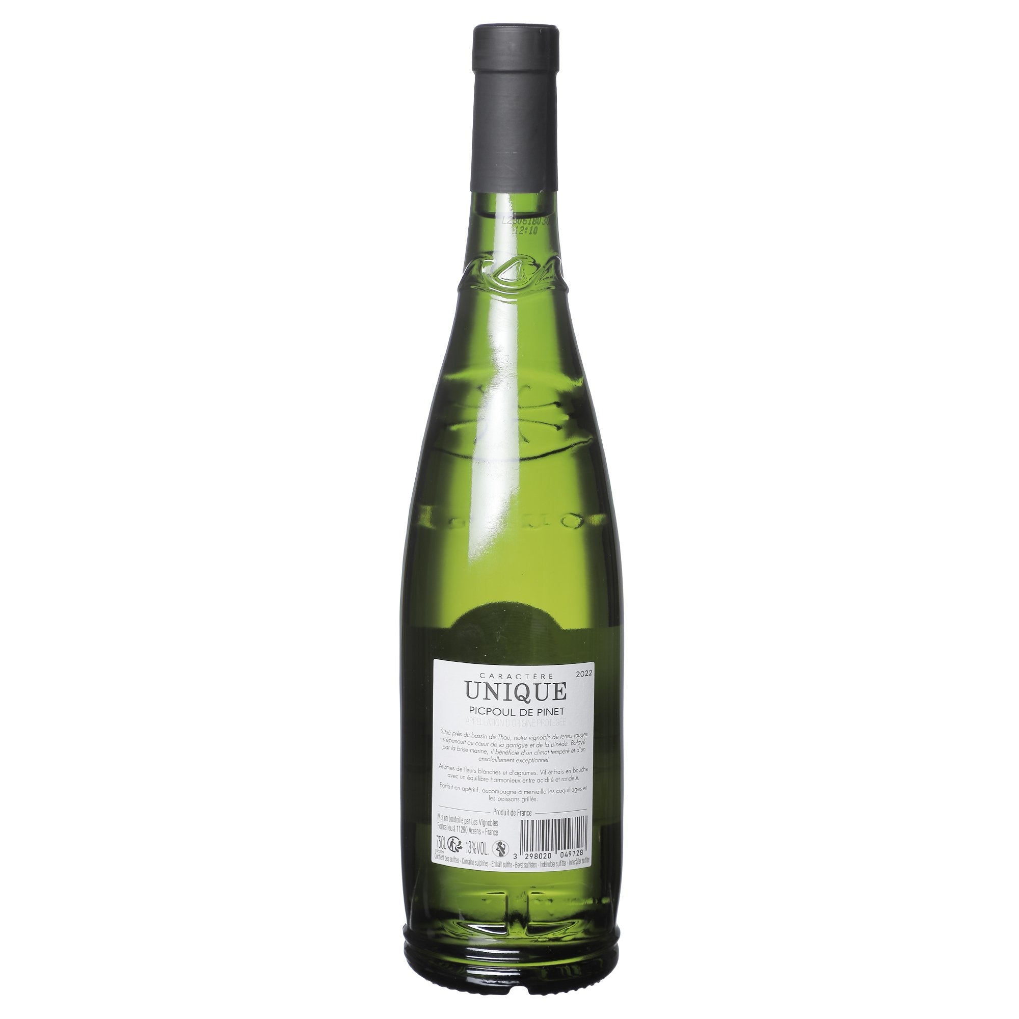 Caractère Unique Picpoul de Pinet 2022 vin blanc 13%