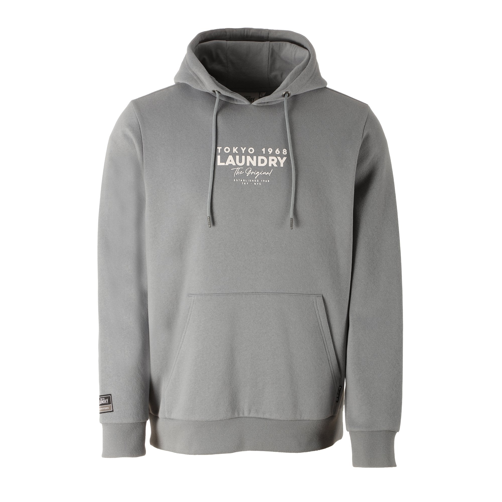 Sweat à capuche gris homme coton taille S à XXL