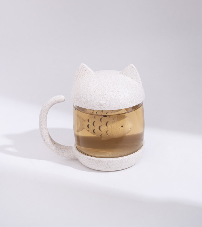 L'avant gardiste Vaisselle Table Fun Tasse à thé Chat infuseur mug