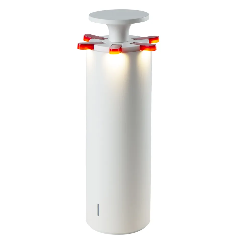 Red Deco Firework Red H24 lampe sans fil blanc chaud