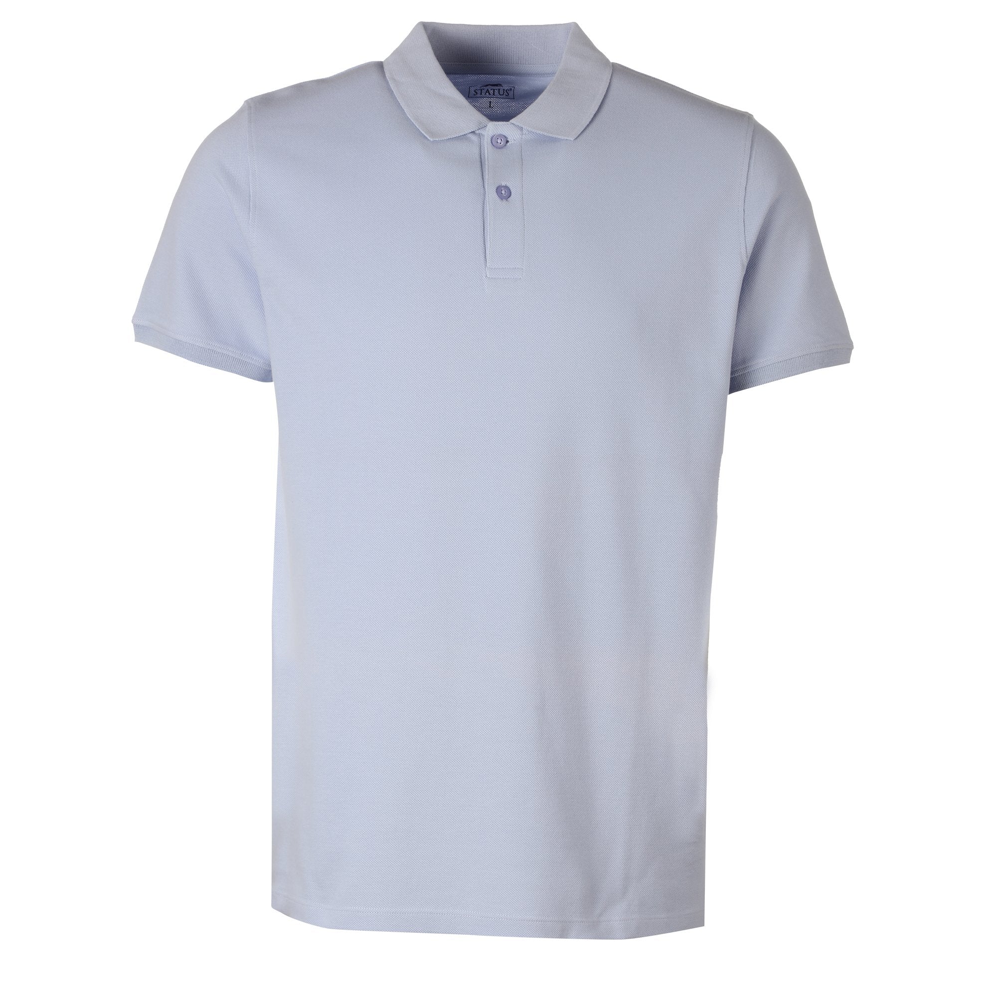 Polo manche courte Bleu homme coton