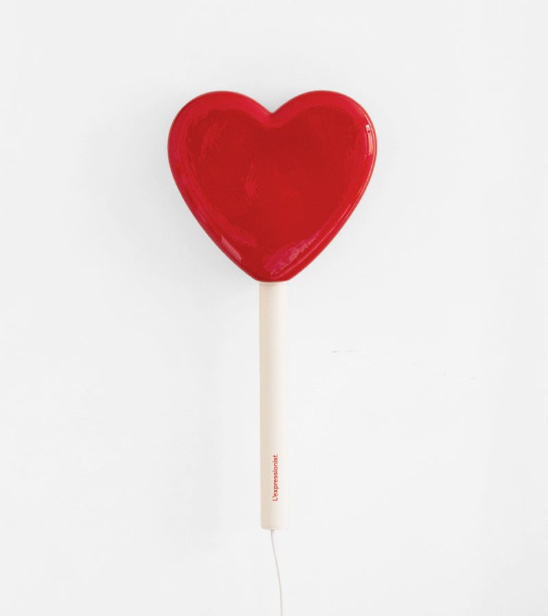 L'avant gardiste Déco Lampe murale Sucette Cœur chambre