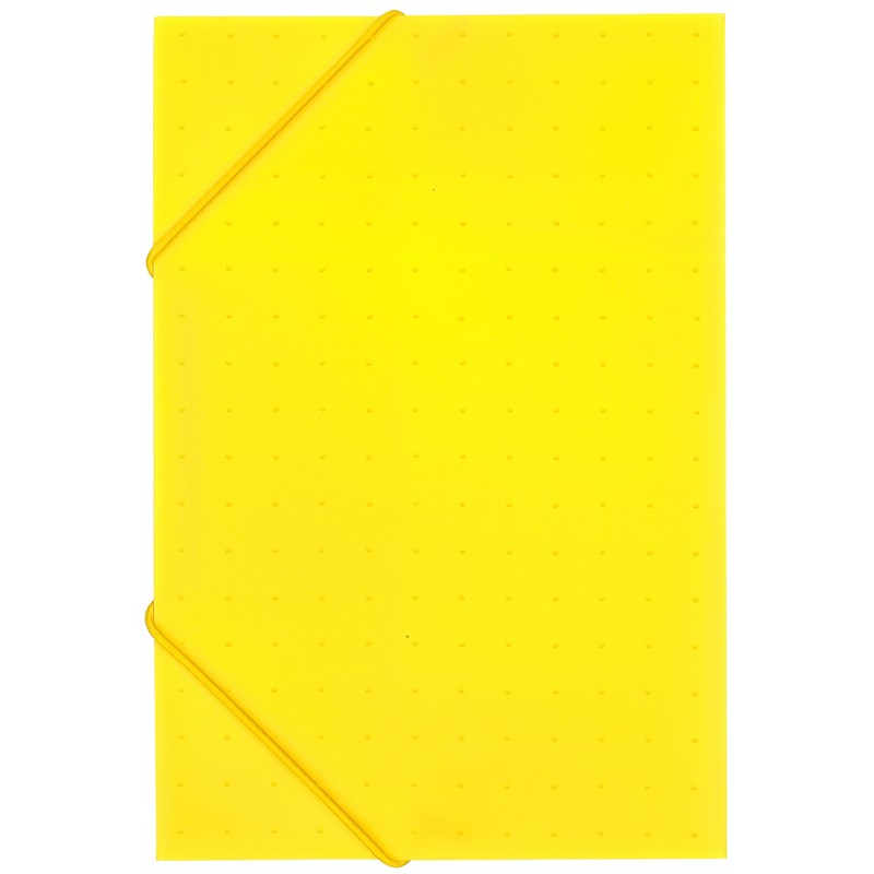 Safe Tool Fournitures de bureau chemise 3 rabats A4 PP jaune