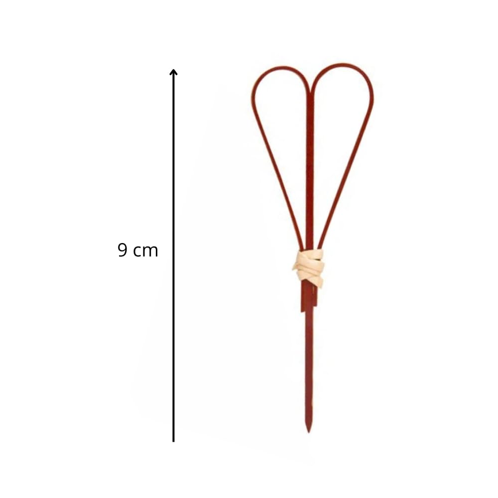 Shop-Story Maison pics cocktail bambou coeur 9 cm lot 50