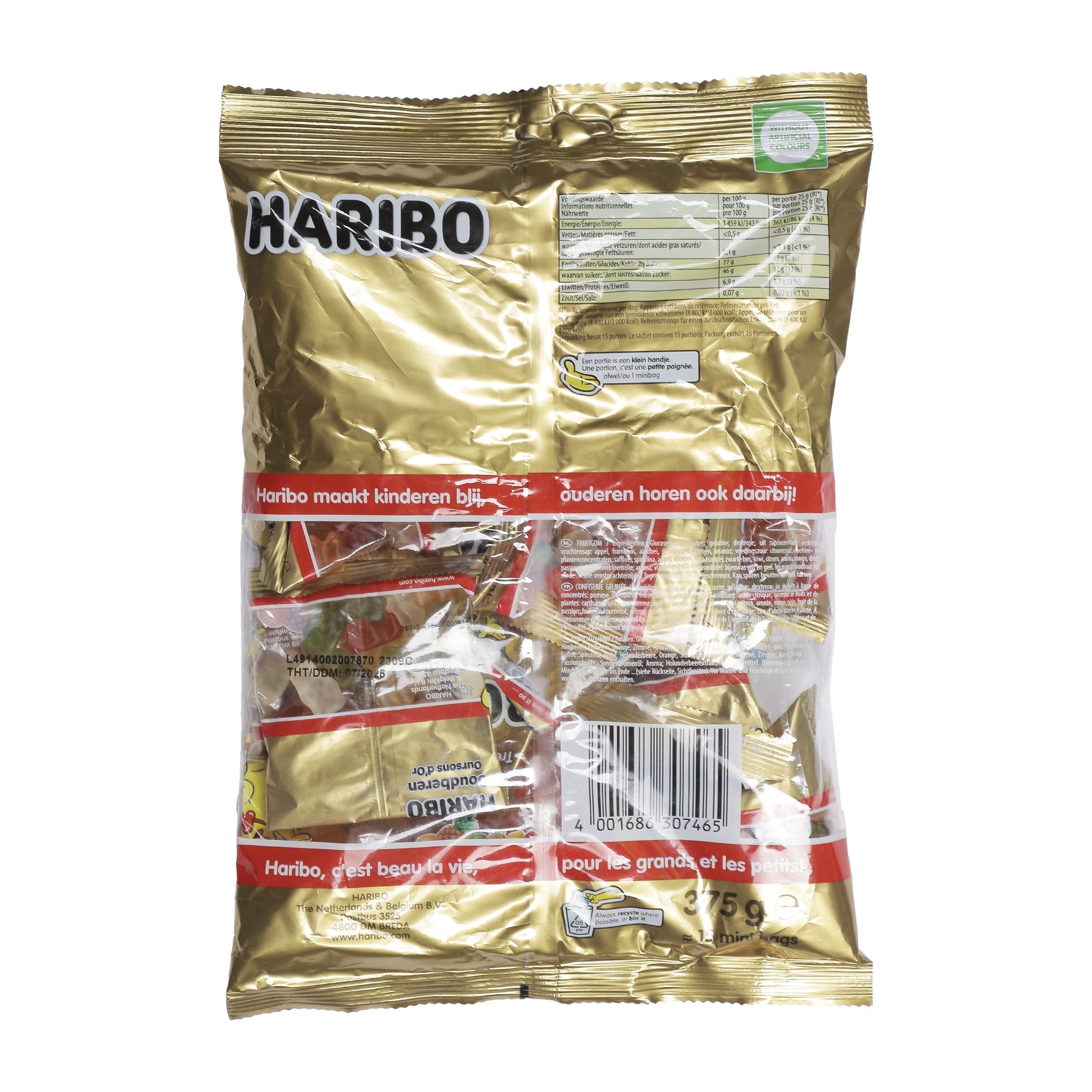 Oursons 15 minis sachets gouter chocolat enfants