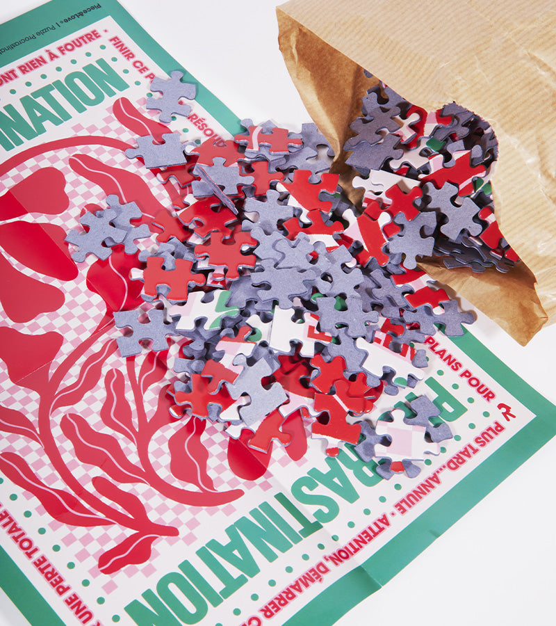L'avant gardiste Procrastination Puzzle 1000 pièces humour