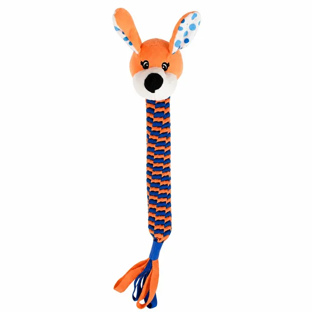 Stokomani Animalerie Jouet à corde pour chien orange