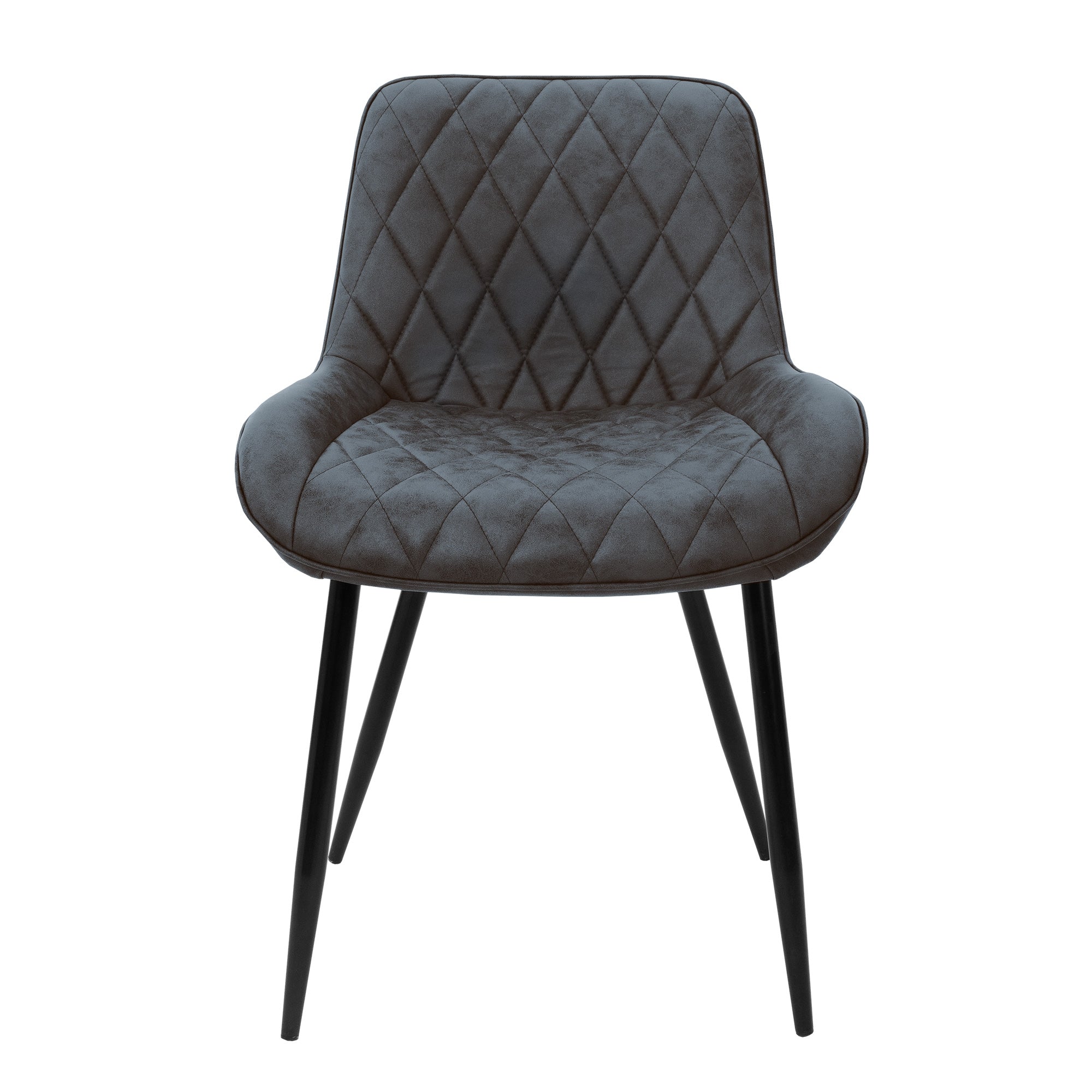 ECD Germany Möbel lot 4 chaises anthracite simili cuir