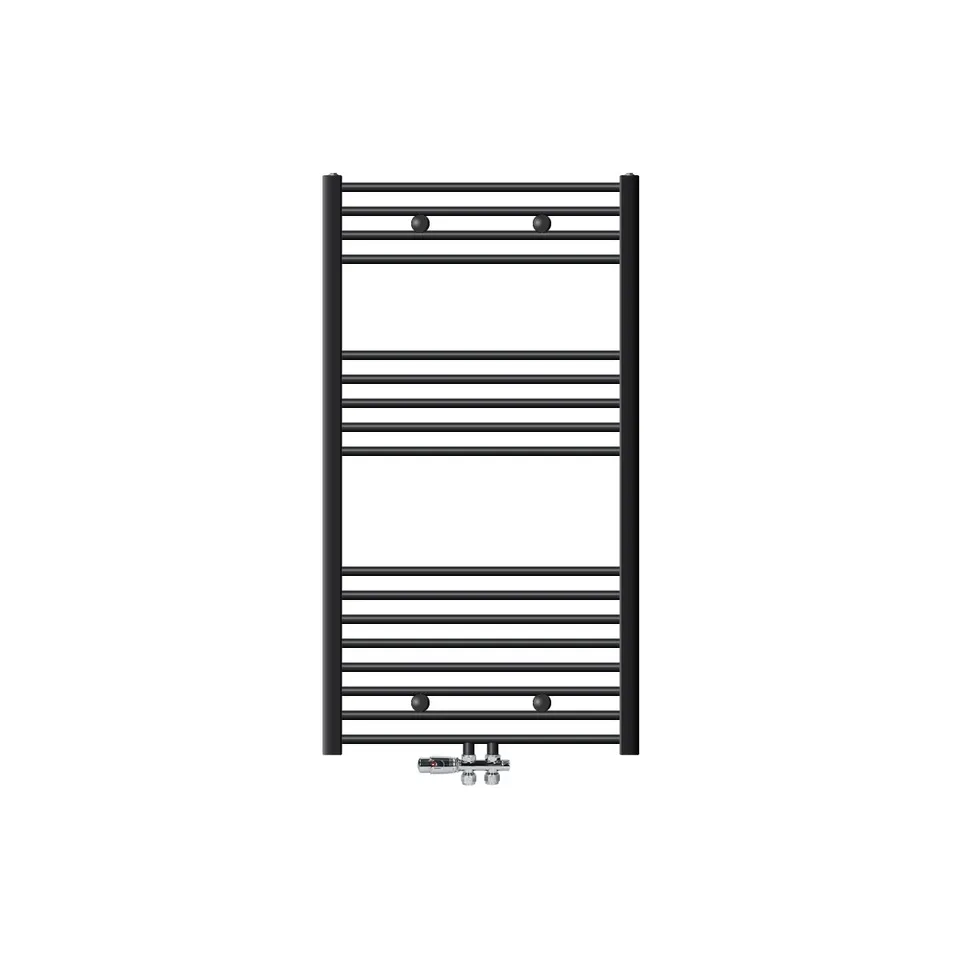ECD Germany Heizungen sèche-serviettes 750x1200 anthracite courbé